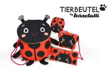 Tierbeutel Marienkäfer by Käselotti Panel ca. 80cm 